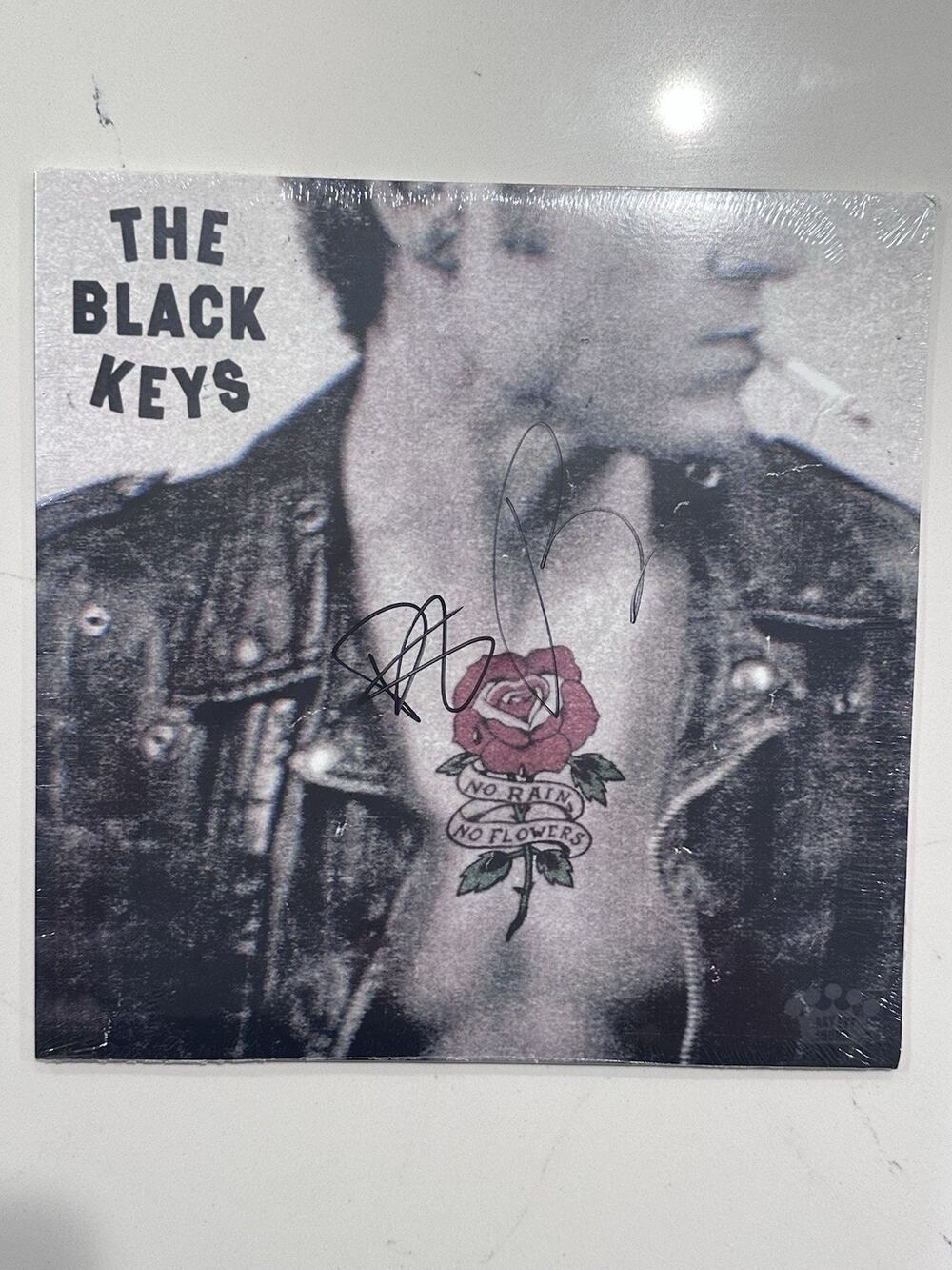 The Black Keys No Rain, No Flowers Autographed Signed Sky Blue Vinyl LP - New #2